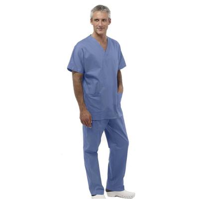 China HOT POLYESTER ECO-FRIENDLY SALE COTTON DOCTOR NURSE Customized Scrubs Sets Hospital Uniform for sale