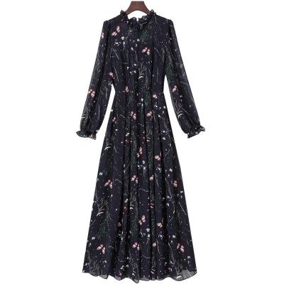 China Factory Sustainable Fashion Elegant Comfortable Chiffon Ladies Dress Casual for sale