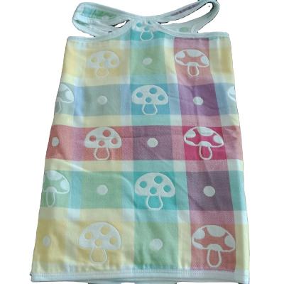 China 100%cotton 6layers Baby Accessories Eco-friendly Newborn Band Navel Blanket Breathable Baby Belly Gause For Windproof for sale