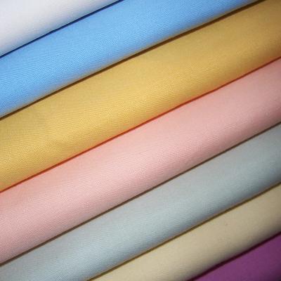 China 57/58 inch sustainable 65%polyester 35%cotton TC65/35 45*45 110*76 dyed poplin shirtng fabric for sale