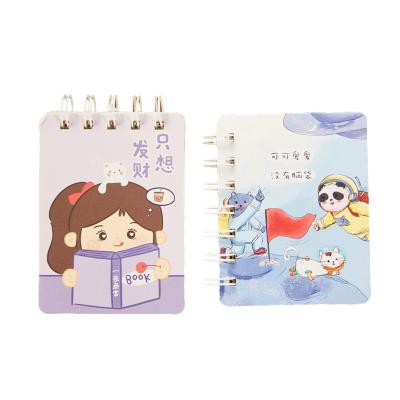 China Factory Printed Customization 100 Sheets Enroll Cute Spiral Notebook for sale