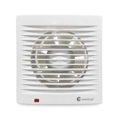 中国 Angega E4 5 6 inch Window shutter bathroom Exhaust fan Plastic Metal back Square Wall mounted Kitchen Ventilation Fan 販売のため