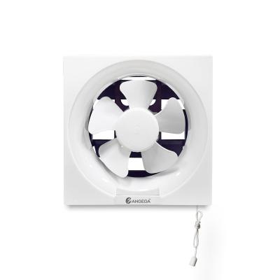 China Angega AE6 8 10 12 inch Plastic Metal back Square Wall mounted Window shutter bathroom exhaust fan Kitchen Ventilation Fan à venda