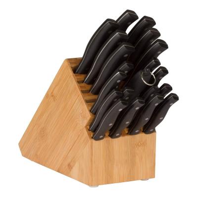 China Disposable Promotional Good Quality Popular Rack Knife Spoon Fork Knife Holder Kitchen Blocks And Roll Bags All-season Bamboo Support for sale