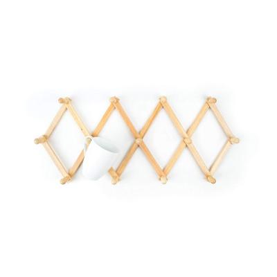 China Good Quality Rhombus 13 Popular Hooks Viable Hot Selling Coat Display Rack Wall Mounted Hook for sale