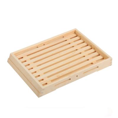 China BAMBOO TOP SELLING Guaranteed Quality Popular Desktop Cake Rectangle Bamboo Bamboo Display Set for sale