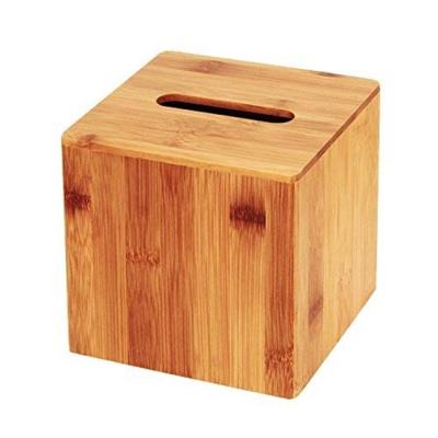 China Best Selling Minimalist CLASSIC Selling Tissue Box Napkin Best Of Tray Handmade Square Paper Holder Gi Space Bamboo High Quality Bamboo Box for sale