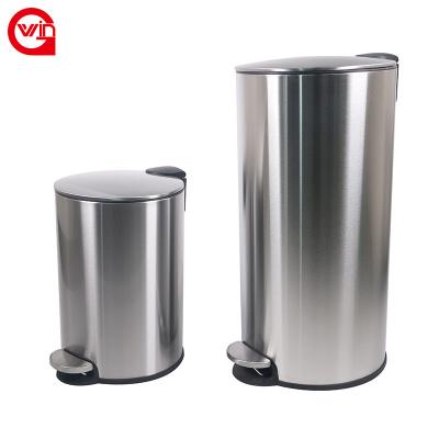 China Sustainable Modern Plastic Kitchen Classic Plastic Liner Nordic Recycle Bin With Pedal for sale