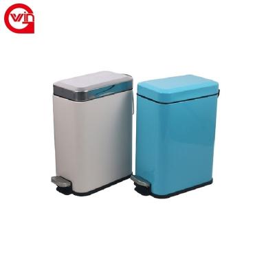 China Viable Hot Sale Floor Standing Operating Room Trash Can Iron Food Pedal Medical Waste Bins for sale