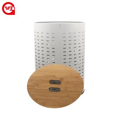 China Dirty Bin Laundry Basket Laundry Bin Laundry Bin Lid Basket Bathroom Minimalist Storage Laundry Iron Clothes Bin for sale