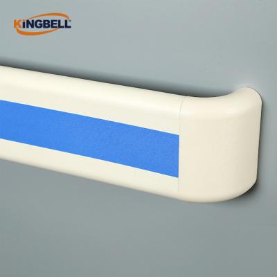 China Anti-colliosion the PVC handrail anti-collision belt for hospital ward hallway wall protection board for patient for sale