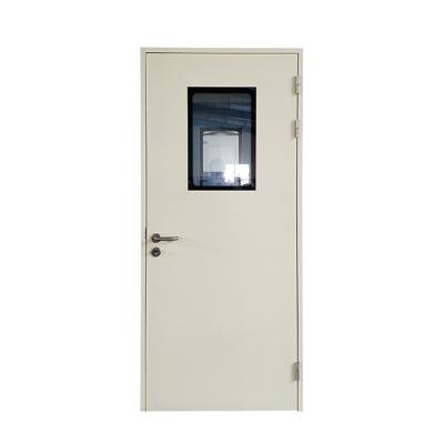 China Modern EU Standards Spray Treatment Hospital Door Manual Airtight Double Swing For Ward Dust Proof Room for sale