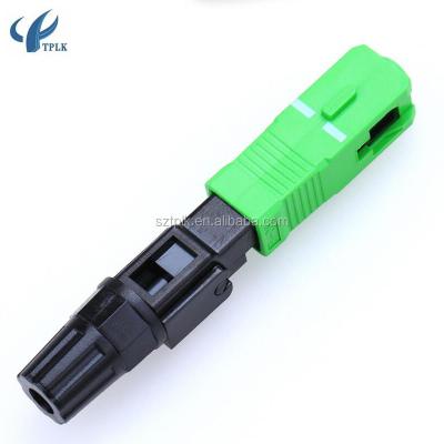 China FTTH System FTTH Solution Products SC APC Fast Connector Fiber Optic Fast Connector for sale