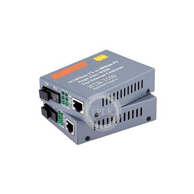 China Wholesale FTTH Fiber Optic Ethernet Fiber Optic Media Converter HTB-3100 100M for sale