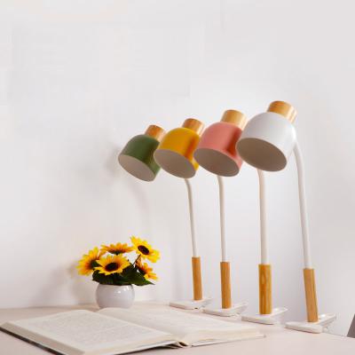 China New Arrival Modern Simple Table Lamp USB Charge LED Reading ABS Light Flexible Modern Desk Lamp With Clip for sale