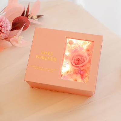 China Recyclable Factory Customized Logo Printing Gift Jewelry Box With Clear Window for sale