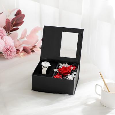 China Recyclable Gift Wrapped Flower Decoration Box Small Preserved Gift Boxes for sale