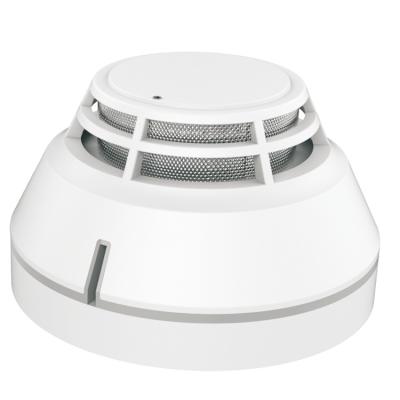 China Smoke Detector LPCB Certified Accessible Fire Alarm System Wired Smoke Detector for sale