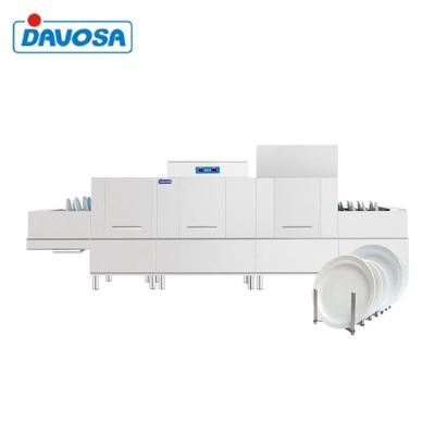 China Traditional High Work Efficiency Freestanding Automatic Conveyor Dishwasher With Dryer for sale