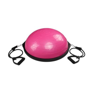 China Hot Gym Eco-friendly Yoga Fitness Ball ABS Hemisphere Ball Trainer Equipment Gym Fitness Equipment Sales Balance Ball for sale