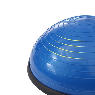 China Fitness Equipment Half Stability Pilates Bosuing Ball PVC Exercise Balance Yoga Balance Ball for sale