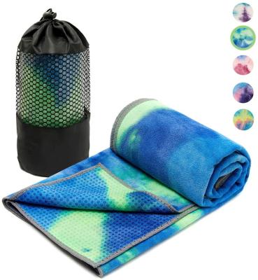 China Hot Selling Comfortable All Rainbow Beach Towel For Yoga Mat Towel Microfiber Beach Towel Custom for sale