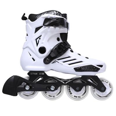 China Factory Customized Customized PU Factory Men Women Adults 4 Wheels Slalom Integrated Roller Skates for sale