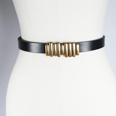 China Wholesale Decorative thin belt punk spot Korean version of retro new button belt fashion simple snap pants trend for sale