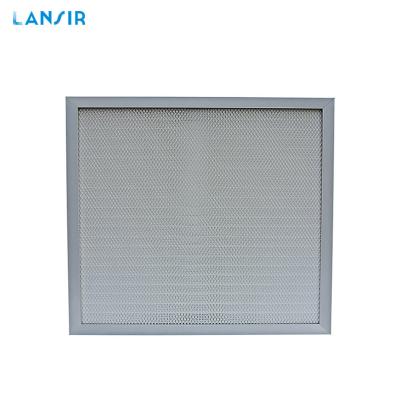 China Factory Lansir Aluminum Frame Mini Pleated Filter Silicone Sealed Industrial Air Filters for sale