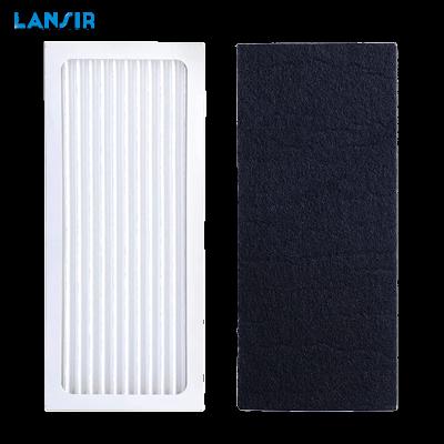 China Lansir Hotel Made HEPA Filter 990051000 and Carbon Pre-Filter Set Apply to Hamilton Beach Compact Air Purifiers 04383 04384 04385 for sale