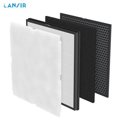 China Lansir Hotel Custom HEPA Activated Medium Carbon Filter Set for RabbitAir MinusA2 SPA-700A SPA-780A SPA-780N for sale