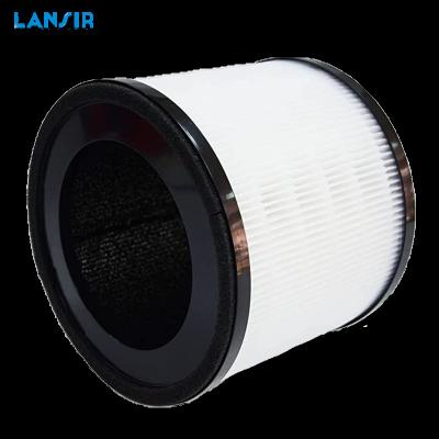 China Hotel Lansir OEM 3-In-1 Composite Carbon Cartridge Filter For Crane EE-5069 Air Purifier HEPA Filter for sale