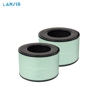 China Lansir Hotel Customized 3-In-1 Air Filter Replacement For Partu BS-08 Filter Air Purifier HEPA Carbon Filter for sale