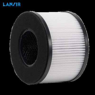 China Lansir Hotel Customized Air Filter Replacement For Partu BS-03 Air Purifier 3-In-1 HEPA True Activated Carbon Filter for sale