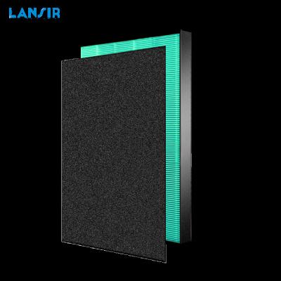 China Lansir Hotel Customized Pre-Filter HEPA Carbon Air Filter Replacement For Coways Airmega 150 Air Purifier Filter for sale