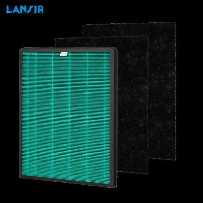 China Lansir High Efficient Hotel HEPA Filter & Carbon Pre-Filter Set For Coways Airmega 150 Air Purifier for sale