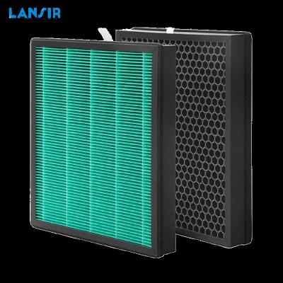 China Hotel Lansir HEPA Filter and Activated Carbon Filter Set for Coways Air Purifier Airmega 300S/300 Part Number 3111635 for sale