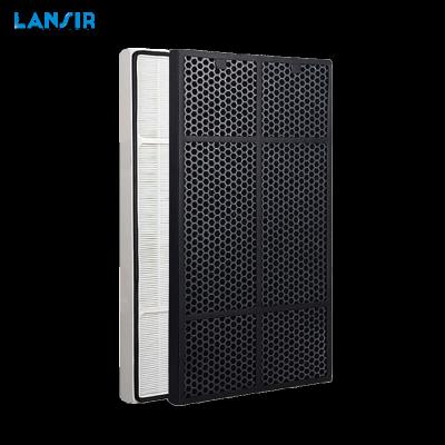 China Lansir Hotel Customized Replacement HEPA Filter For Amway 101076CH Air Purifier Honeycomb Activated Carbon Filter for sale