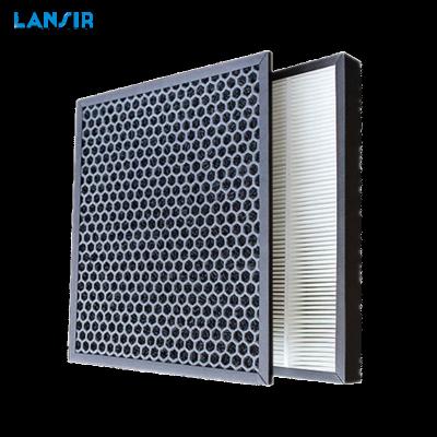 China Hotel Lansir True HEPA Filter and Carbon Filter for Panasonic Air Purifier F-ZXJP30C F-ZXJD30C F-PXJ30C F-PDJ30C F-30C3PD for sale