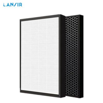 China Hotel Lansir HEPA Filter and Activated Carbon Filter Replacement for Panasonic Air Purifier F-ZXLP45Z F-ZXLD45Z F-PXL45H for sale