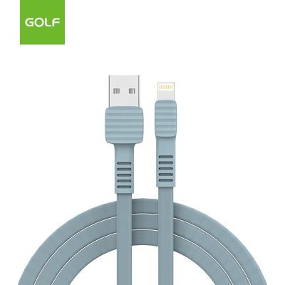 China High Quality Custom Logo Wholesale Portable Lighting MP3/MP4 Player GOLF Factory IPX Fast Charging Cable 2.4A USB Cable For Mobile Phone Charging for sale