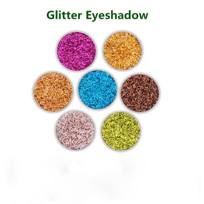 China Waterproof Glitter Eyeshadow Dust Luminous Rainbow Eyeshadows Cosmetic Make Up Pressed Glitters Diamond Rainbow Eyeshadows for sale