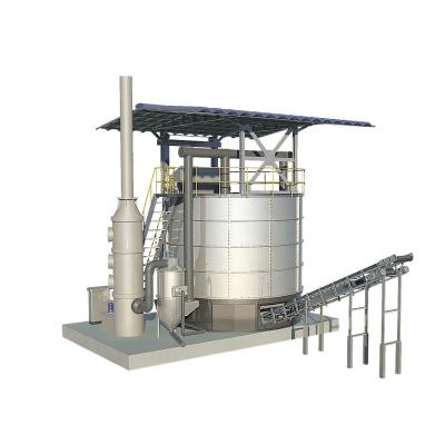 China High Quality Stainless Steel Organic Fertilizer Large Equipment Fermentation System Food Composter Recycling Machine for sale