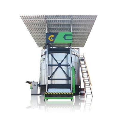 China Power Saving Compost Tumbler Fertilizer Tank Farm Equipment Organic Waste Agricultural Food Waste Composting Machine Organic Compost for sale