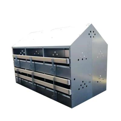 China Place Easily Install / Saving Wholesale Metal Customized Permeability Nest Boxes For Chicken Hens for sale