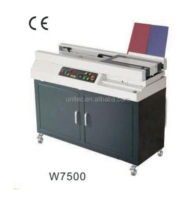 China PP A3 Hard and Soft Case Perfect Glue Book Binding Machine for sale