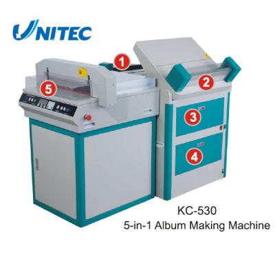 China 5 in-1 Photobook Pleating Making Machine Kc-530 for sale