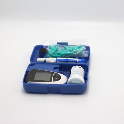 China Low Price Plastic Portable Free Code Auto Testing Sugar Glucose Diabetes Blood Uric Acid Testing Equipment for sale