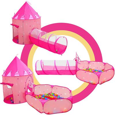 China 2021 Hot Selling Soft Toy Children Play Tent Pop Up Tunnel Boy and Girl Crawling Theater Toy Tent for sale