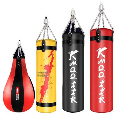 China Durable Professional Fitness Equipment Gym Muttahida Majlis-e-Amal Heavy Filled Hanging Boxing Sandbag for sale